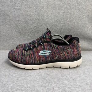 Skechers Shoes Womens Size 10 Multicolor Slip On Memory Foam Comfort Sneakers